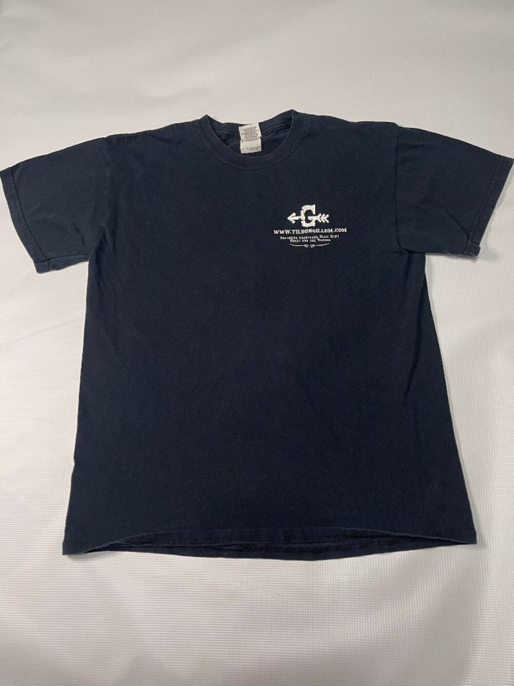 Tildon Gillum Band Tour T-Shirt Mens Size M Black Gildan Heavy Cotton Concert